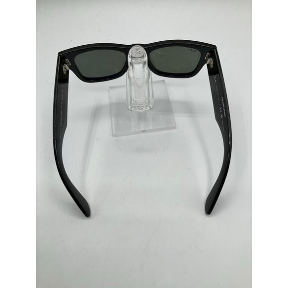 Pre-Owned Ray Ban RB 0840-S Polarized Mega Wayfarer Sunglasses- Black - Picture 3 of 8